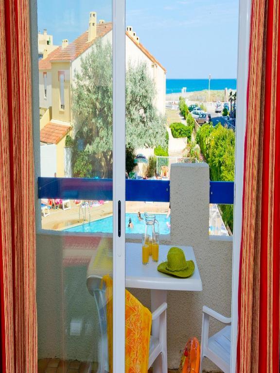 Residence Goelia Le Grand Bleu Le Barcarès Kamer foto